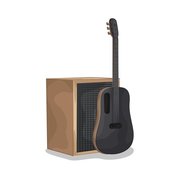 Vector guitar illustration