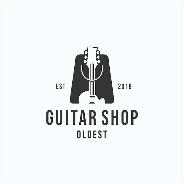 Guitar shop logo