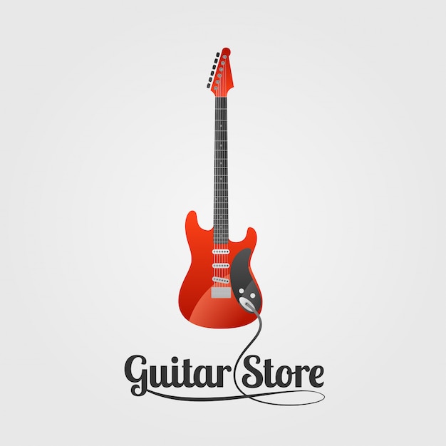 Guitar store emblem