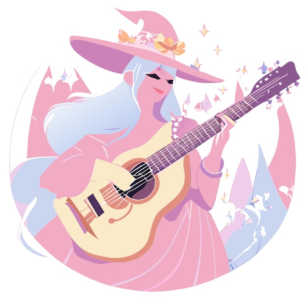 guitar vector illustration