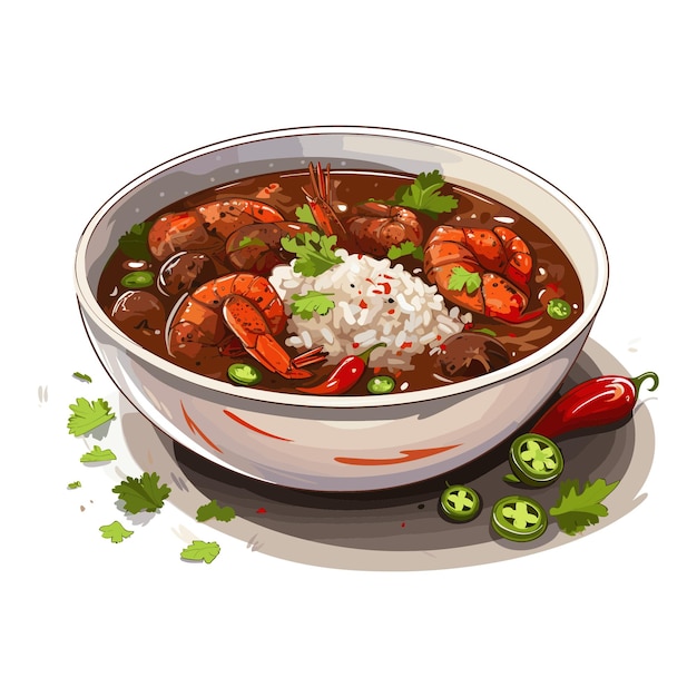 gumbo vector