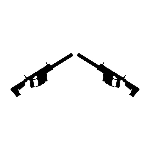 Gun icon vector template illustration logo design