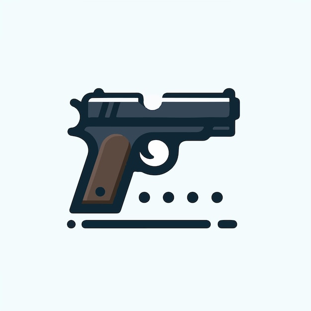 gun vector logo