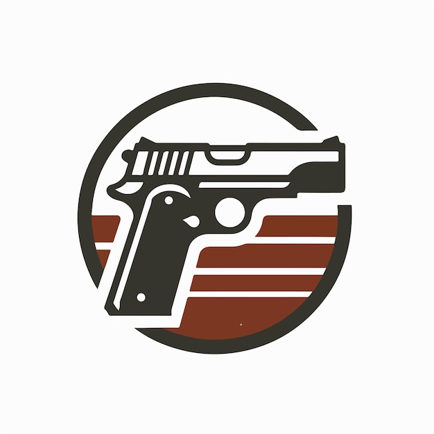 gun vector logo