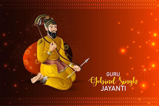 Guru gobind singh jayanti background