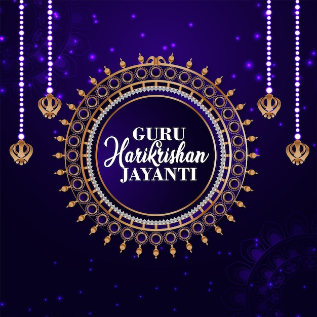 Guru harikrishan jayanti design concept