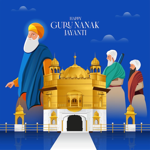 Guru Nanak Jayanti Creative Vector