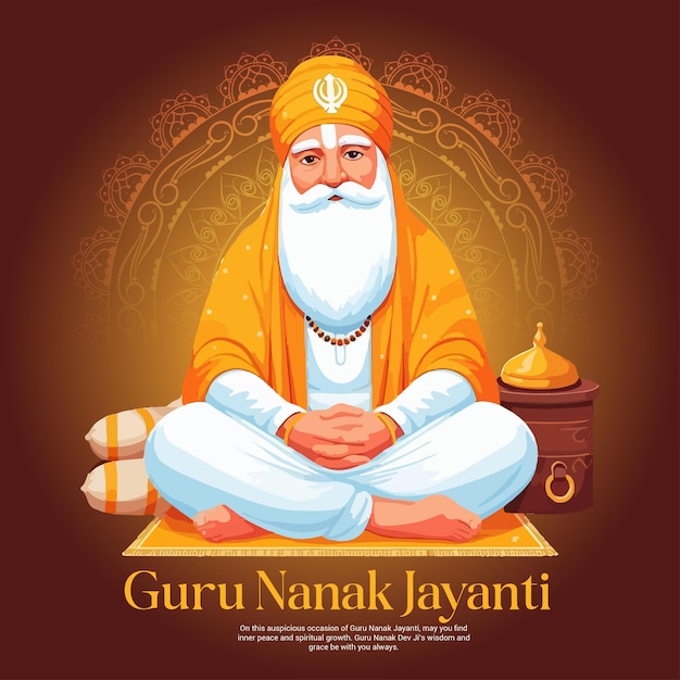 Guru Nanak Jayanti greetings and social media post