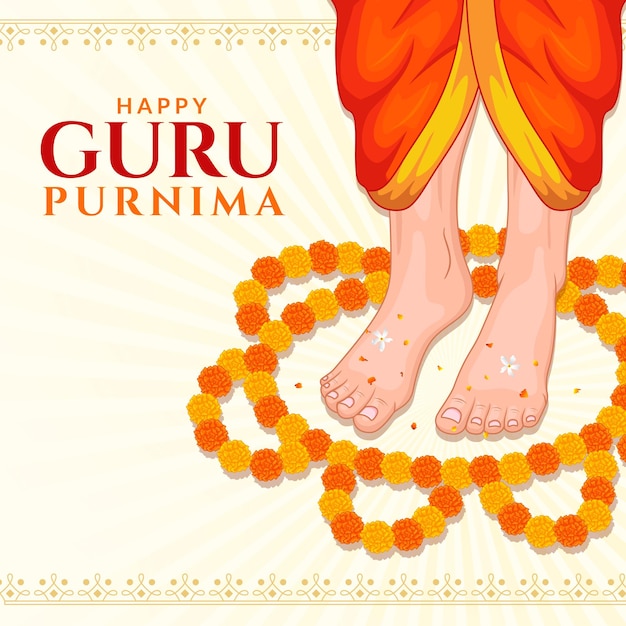 Guru Purnima festival of India dedicate to spiritual teachers gurus give blesses to his shishya