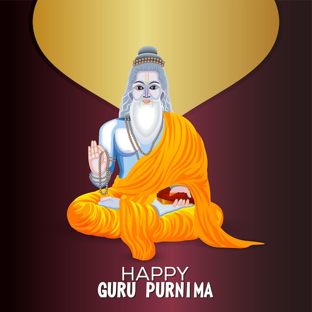 Guru purnima festival of india teachers gurus give blesses to his shishya