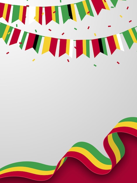 GUYANA Background for Festivals and National Days Celebrations