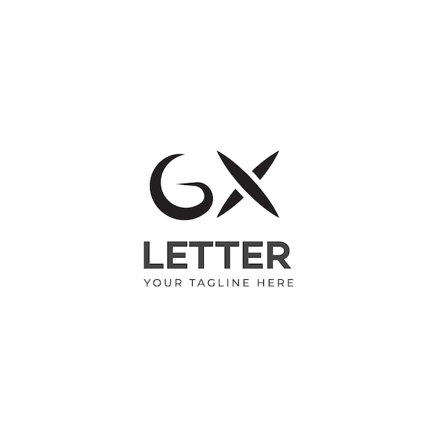 Vector gx xg letter logo