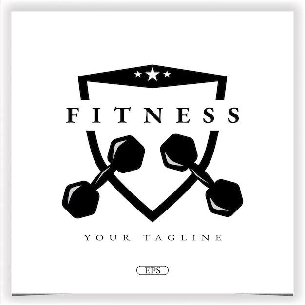 Gym fitness modern logo premium elegant template vector eps 10