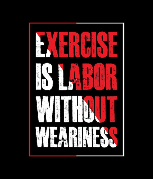 Gym fitness workout lettering vintage typography quotes t shirt design