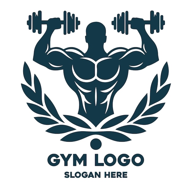 gym logo muscle logo muscle training logo muscle development center logo body building logo