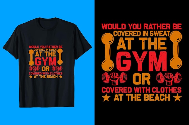 GYM T-shirt Design