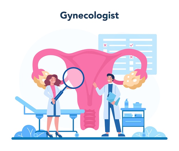 Gynecologist, reproductologist and women health concept