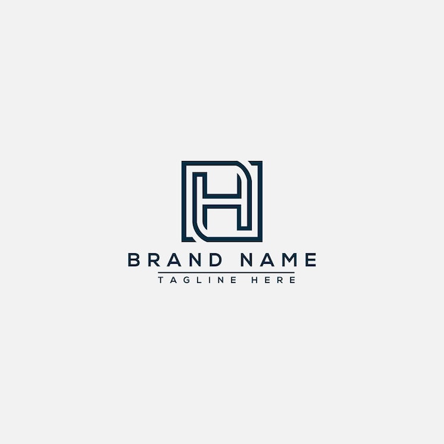 H Logo Design Template Vector Graphic Branding Element