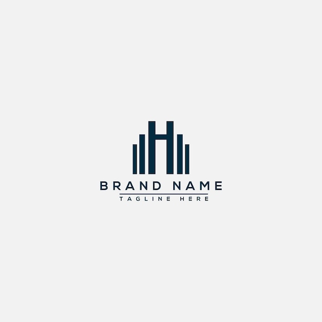 H Logo Design Template Vector Graphic Branding Element