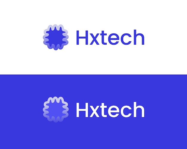 H tech and technology logo