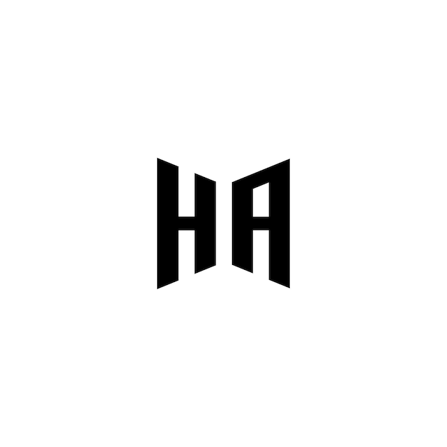 Vector ha logo vector