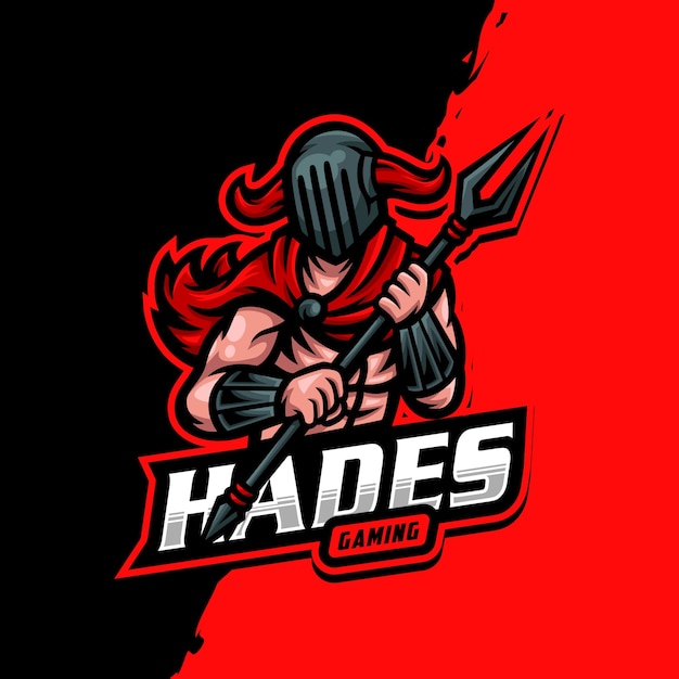 Hades mascot logo esport gaming