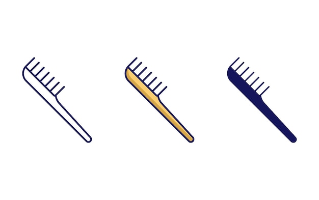 Hair Brush vector icon