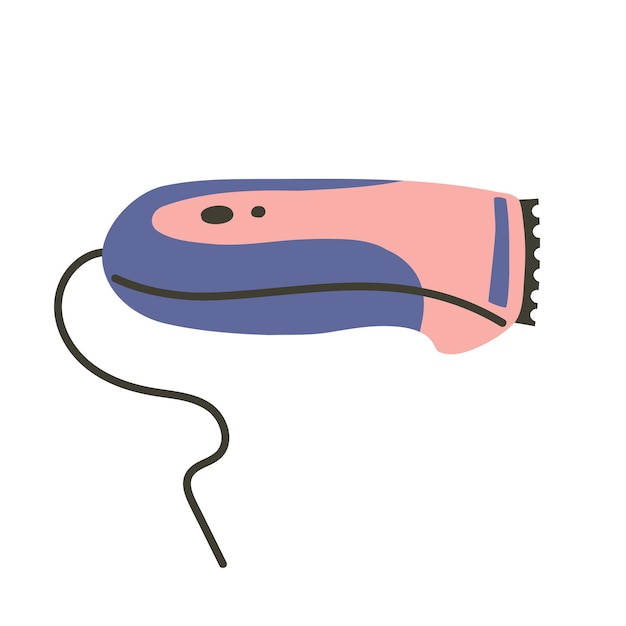 Hair clipper illustration