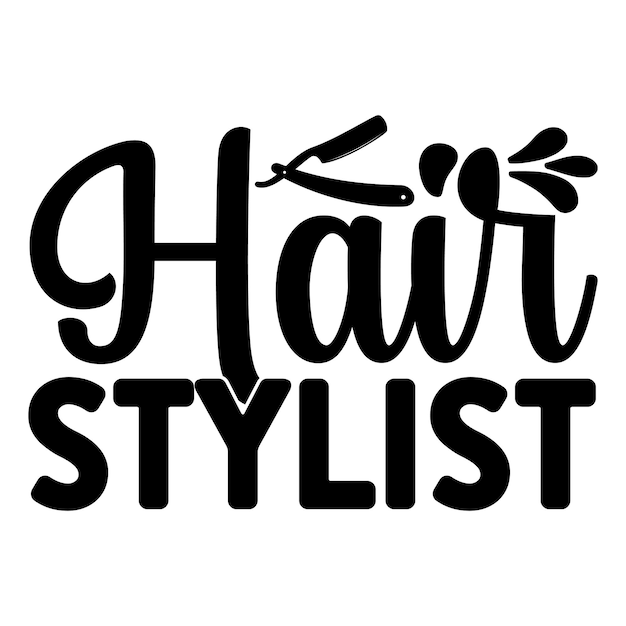 Hair stylist SVG