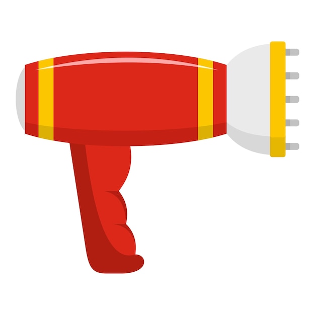 Hairdryer icon Flat illustration of hairdryer vector icon for web