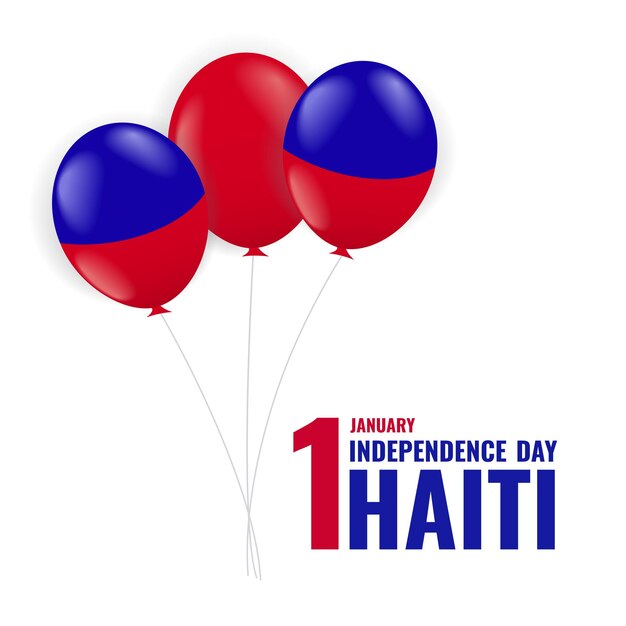 Vector haiti independence day