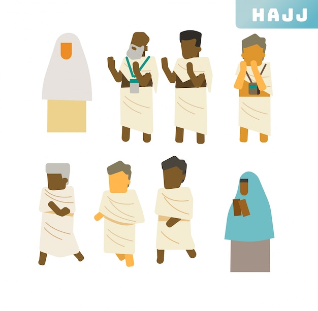 Hajj icon collection set