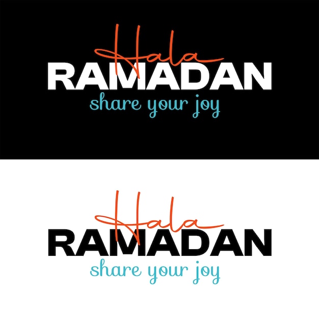 Hala Ramadan Ramadan Kareem TShirt Design Ramadan Mubarak TShirt