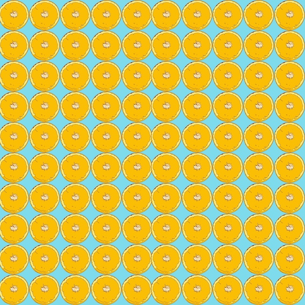 Half Orange seamless pattern background