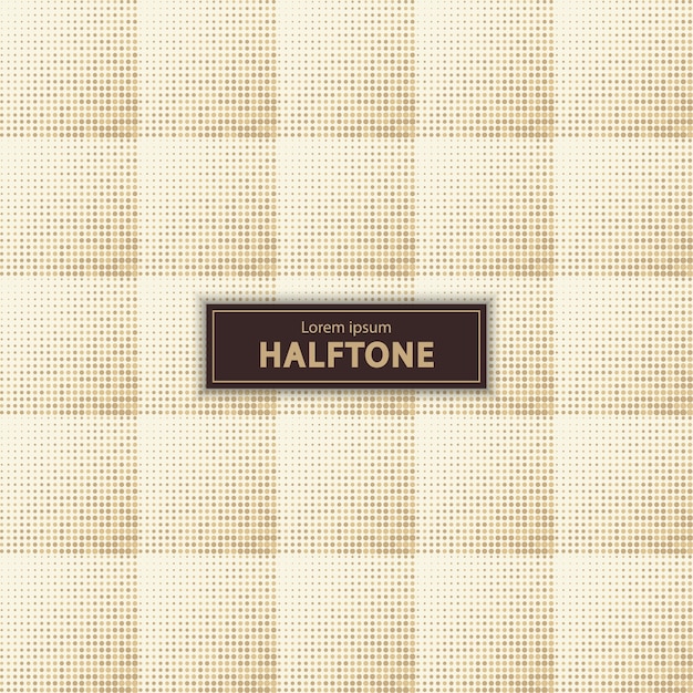 Halftone background in vintage style