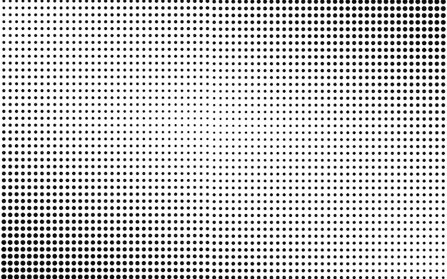 Halftone dot pattern. Pop art gradient background with circles. Comic half tone effect. Abstract cover design