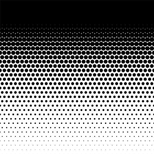 Halftone dots pattern, comic points fade background element