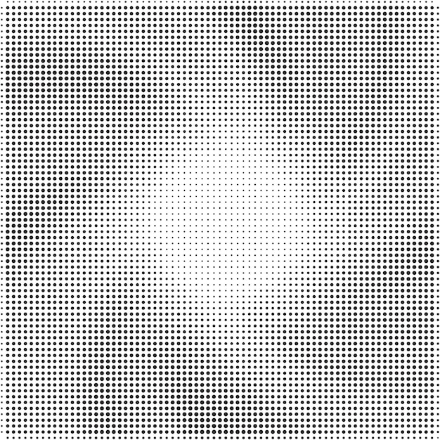 Halftone dots tornado or spiral beams pattern