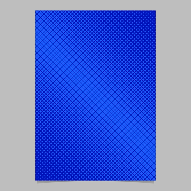 Halftone square pattern background brochure 