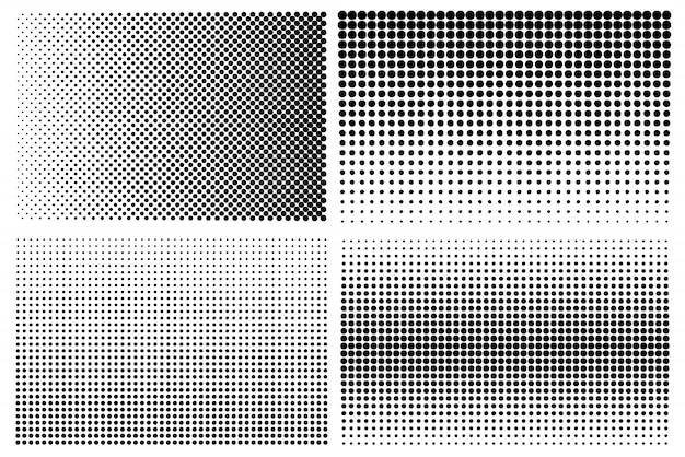 Halftone texture set