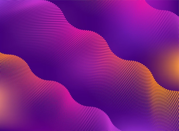   halftone with vivid gradients abstract background design