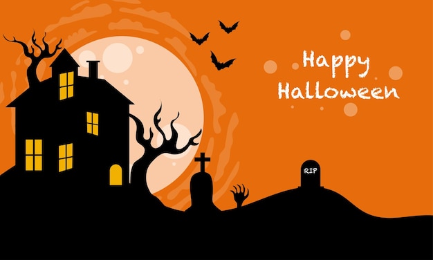 Halloweeen vector design for halloween event resources