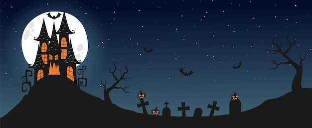 Halloween background concept