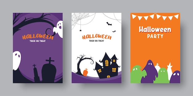 Halloween background Halloween illustration template for poster flyer sale and all design