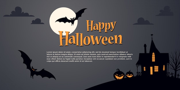 Halloween background template