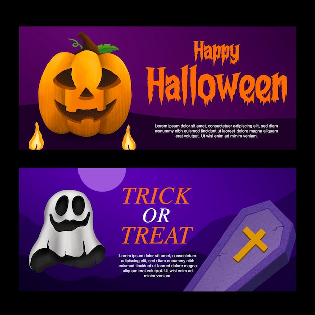 Halloween banner