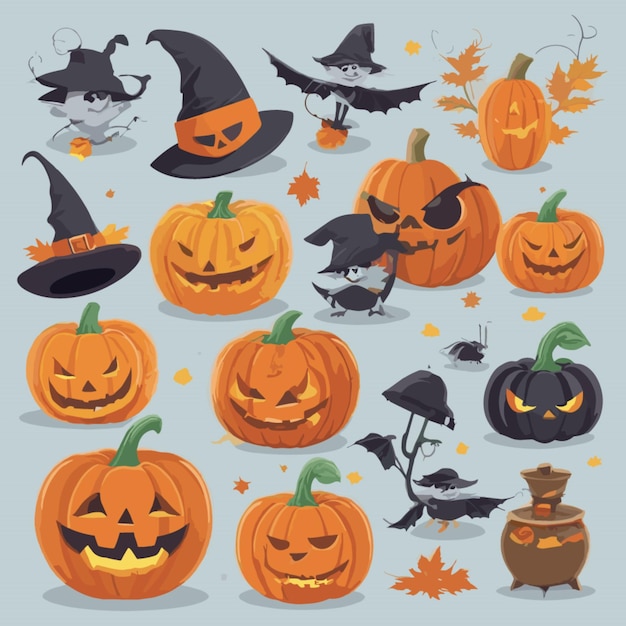 Halloween cartoon vector