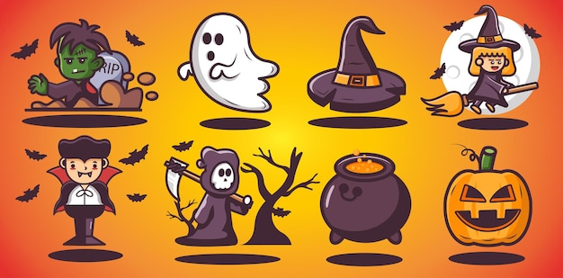 halloween character illustration