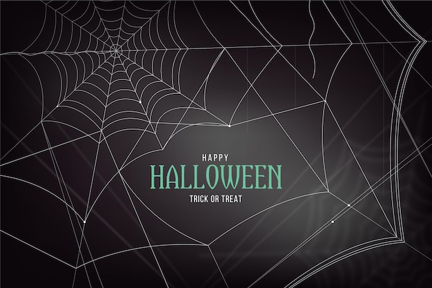 Halloween cobweb background