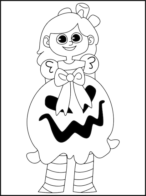 Halloween Coloring Book For Kids